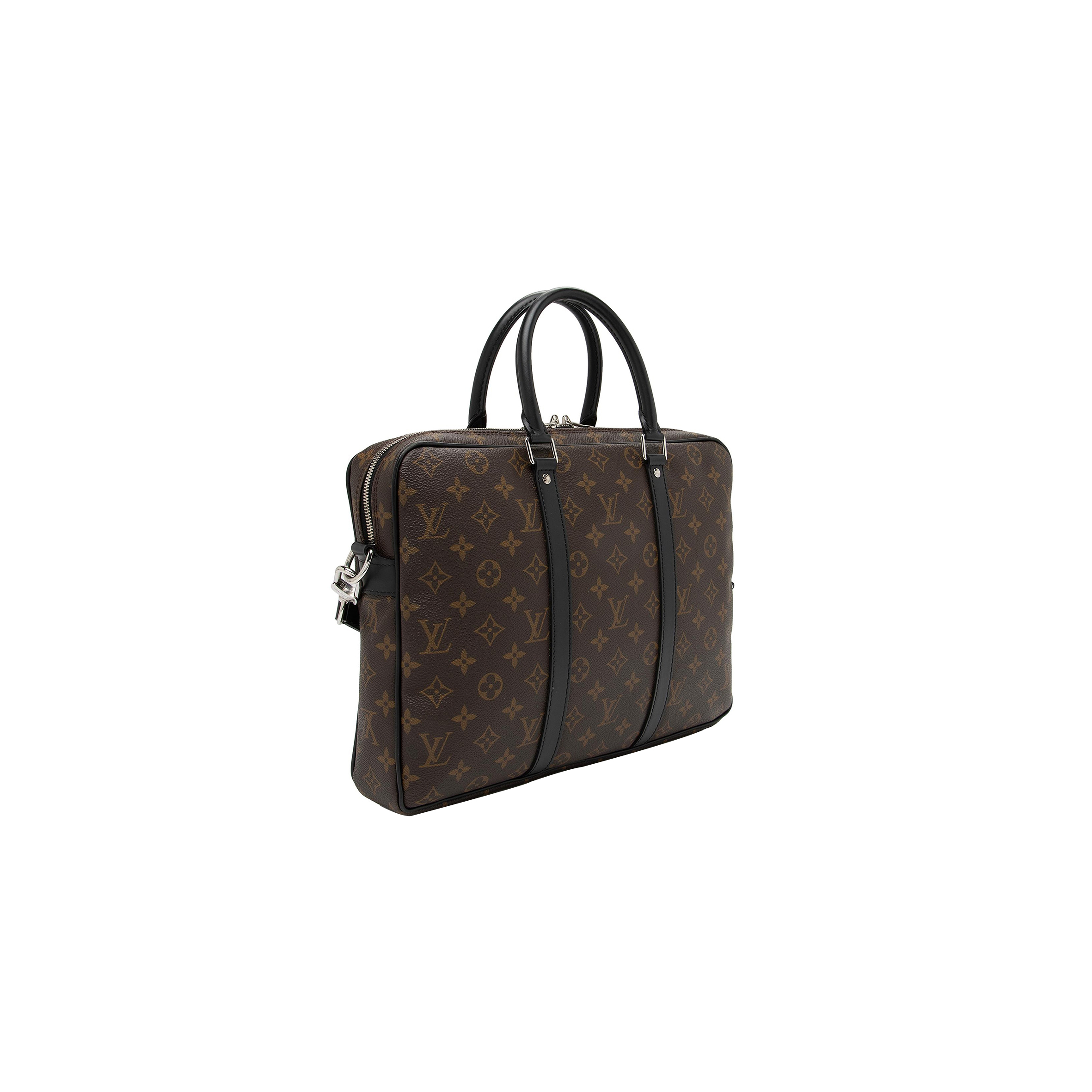 l**is V*t*n monogram canvas porte documents voyage pm messenger bag m40226 (41*31*7cm)